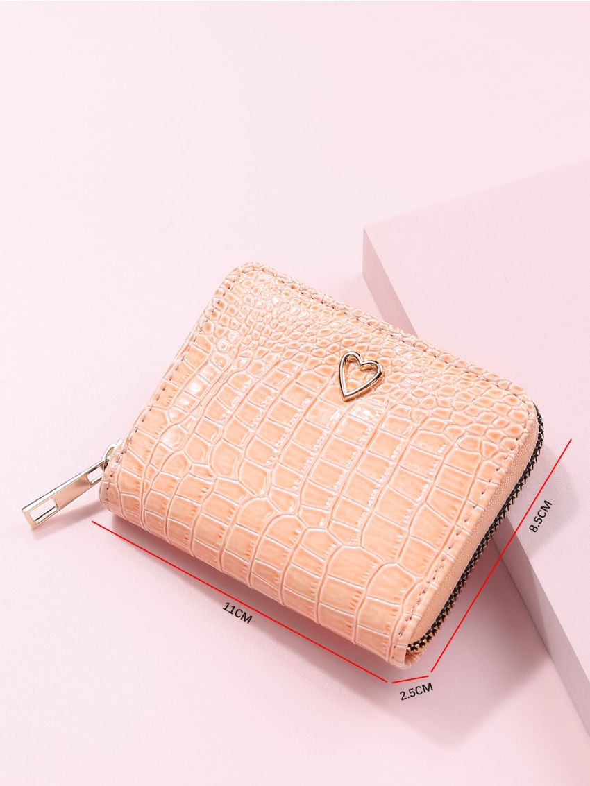 Crocodile Embossed Metal Decor Card Holder