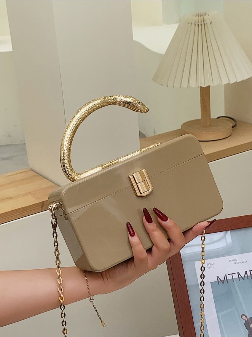 Mini Metal Decor Box Bag