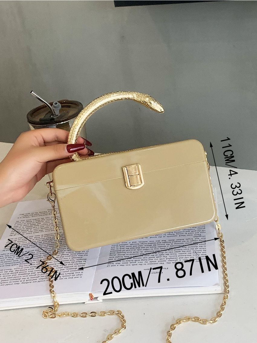 Mini Metal Decor Box Bag