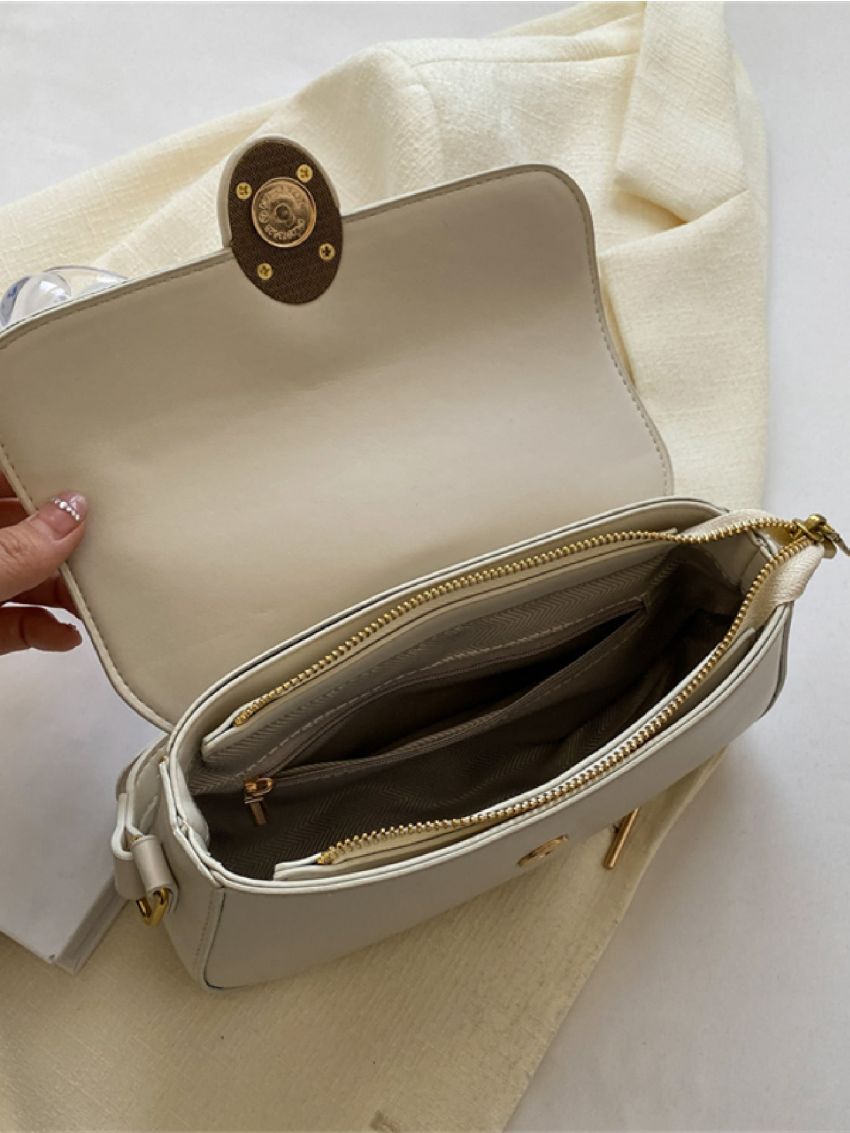 Minimalist Flap Square Bag