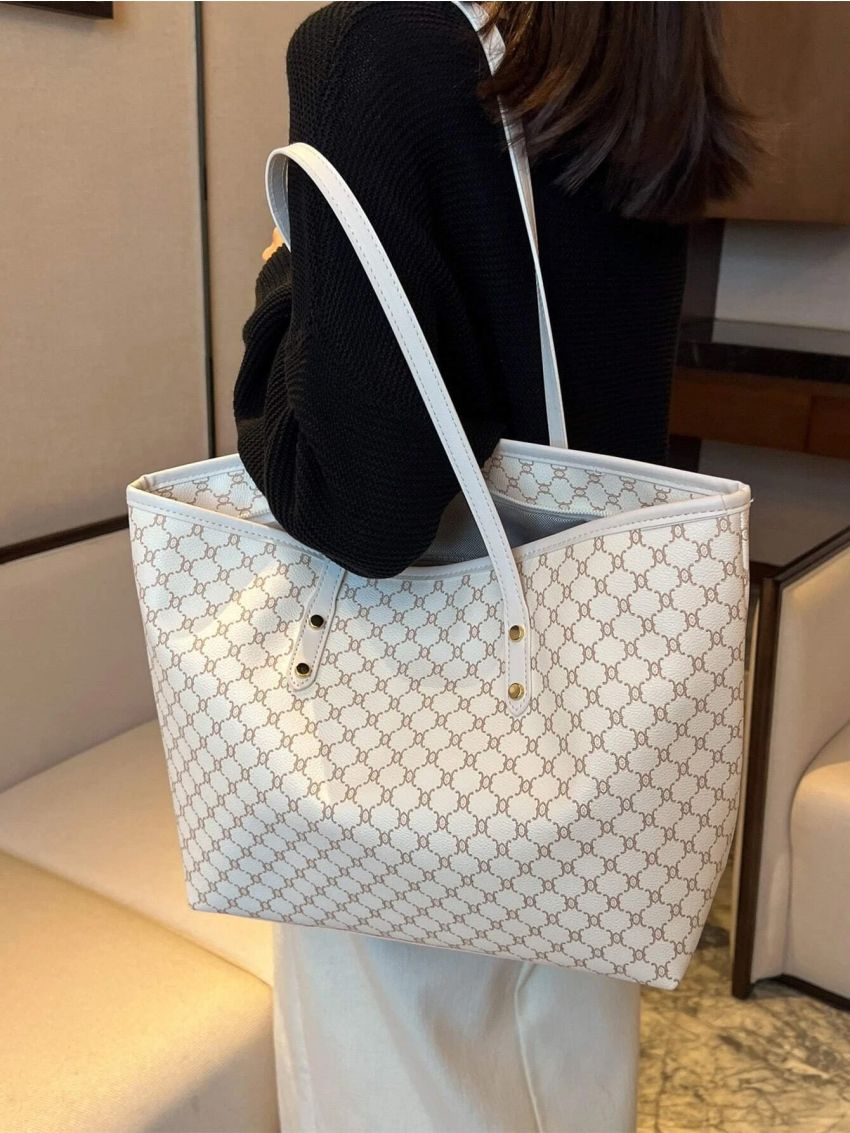 All Over Print Shoulder Tote Bag