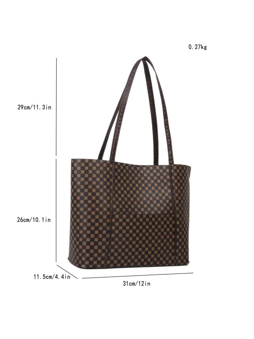 All Over Print Shoulder Tote Bag