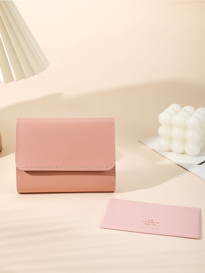 Letter Graphic Small Wallet