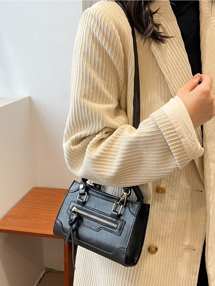 Mini Double Handle Square Bag