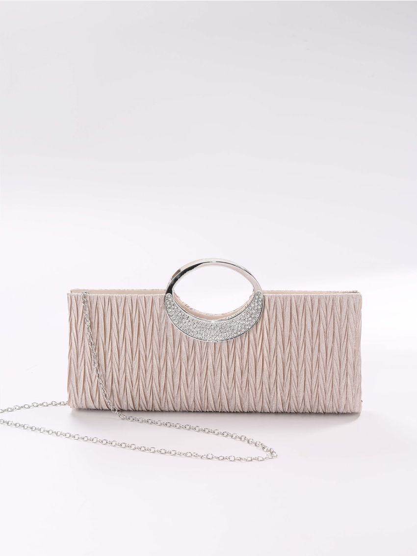 Glitter Decor Chain Evening Bag