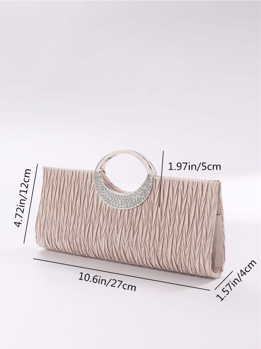 Glitter Decor Chain Evening Bag