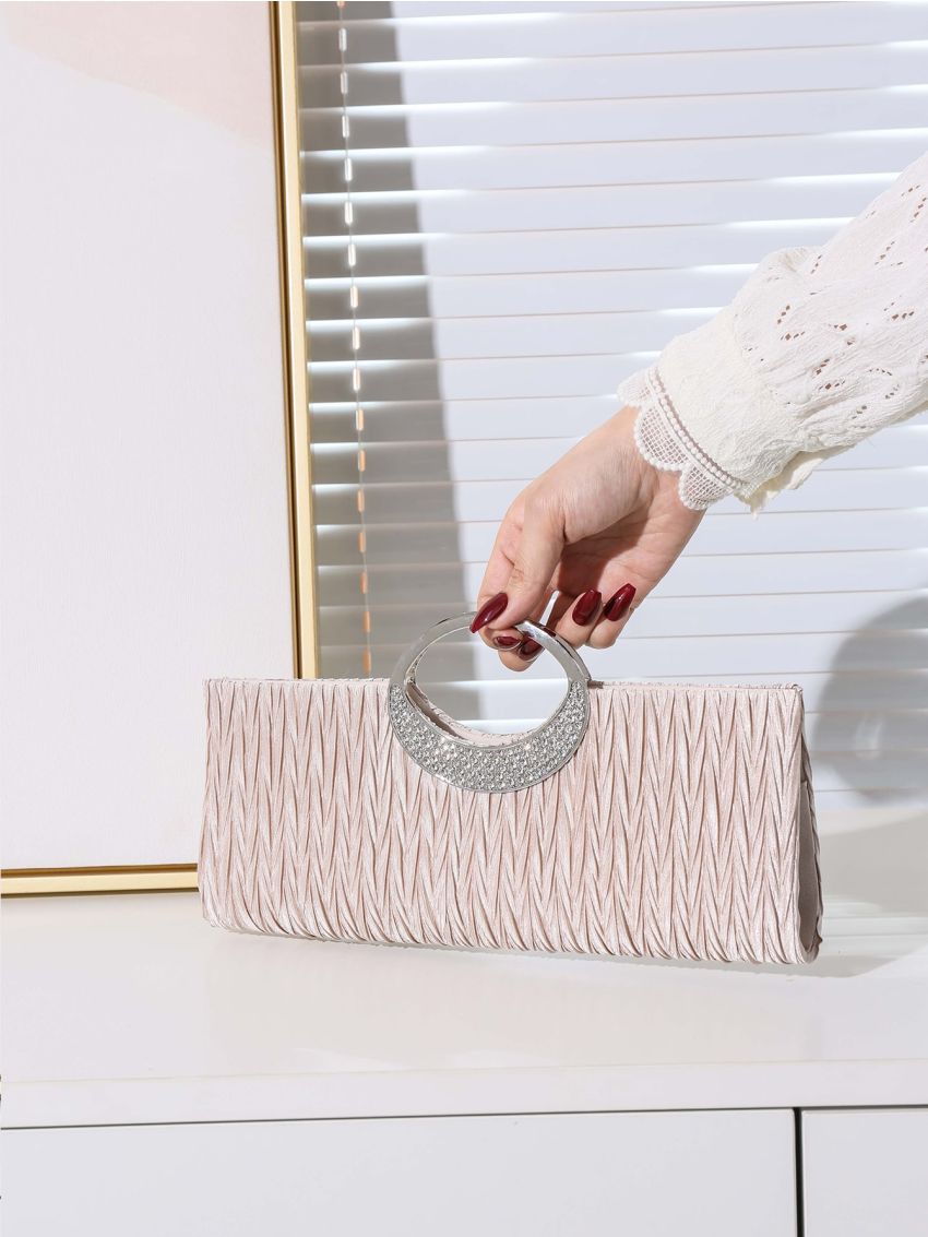 Glitter Decor Chain Evening Bag