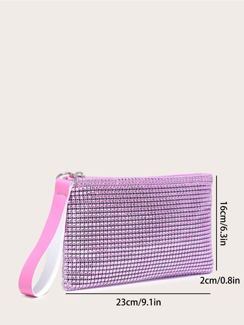 Rhinestone Decor Evening Bag