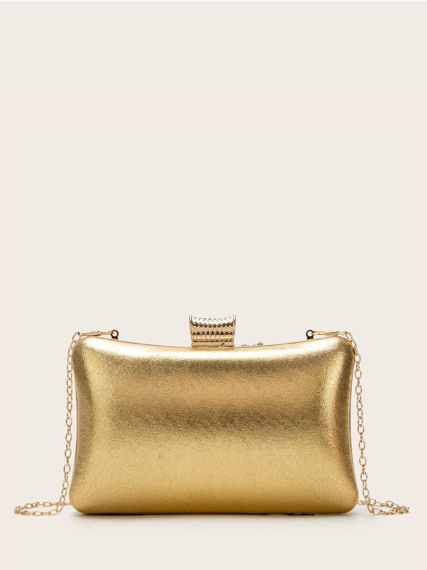 Mini Rhinestone Decor Chain Evening Bag