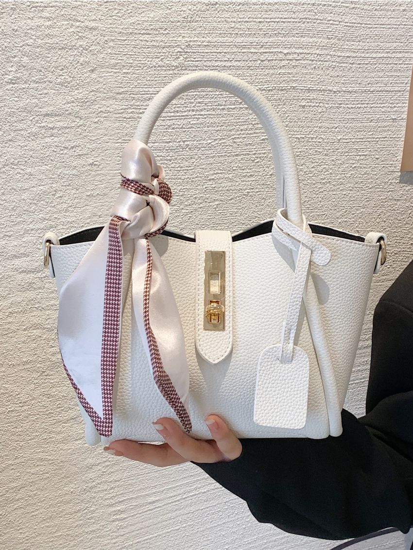 Twilly Scarf Square Bag With Bag Charm