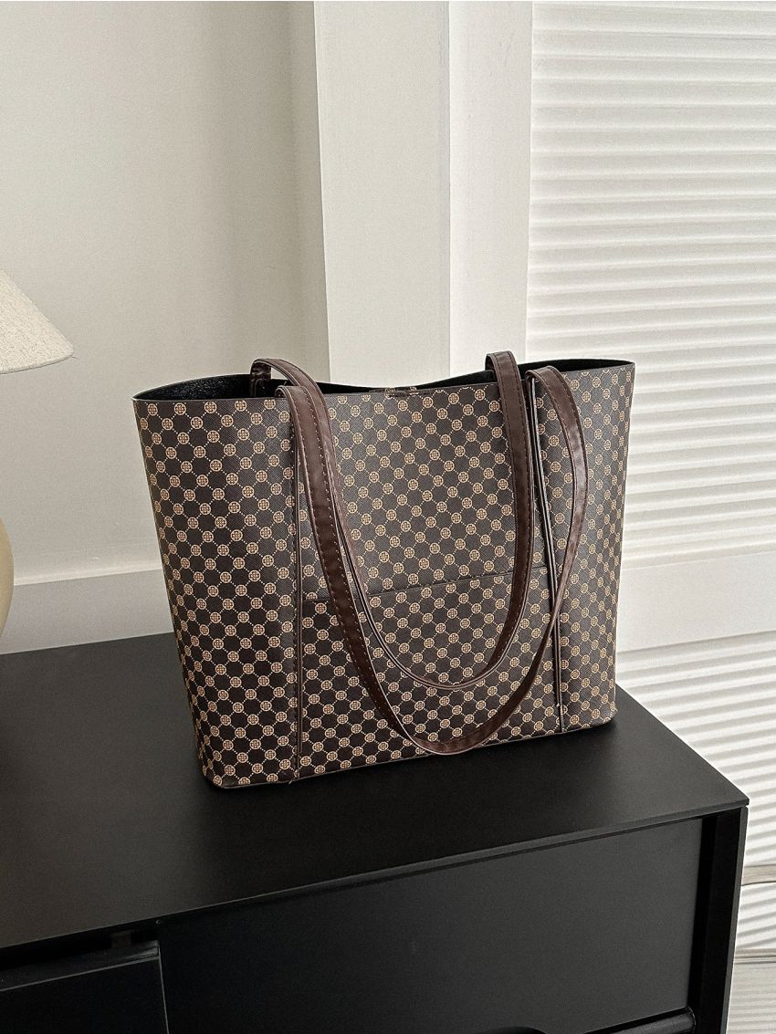 All Over Print Shoulder Tote Bag