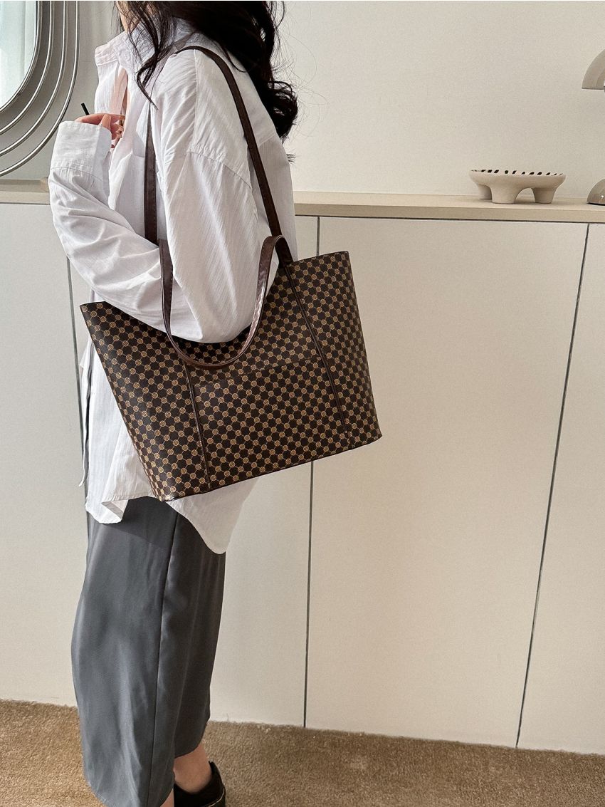 All Over Print Shoulder Tote Bag