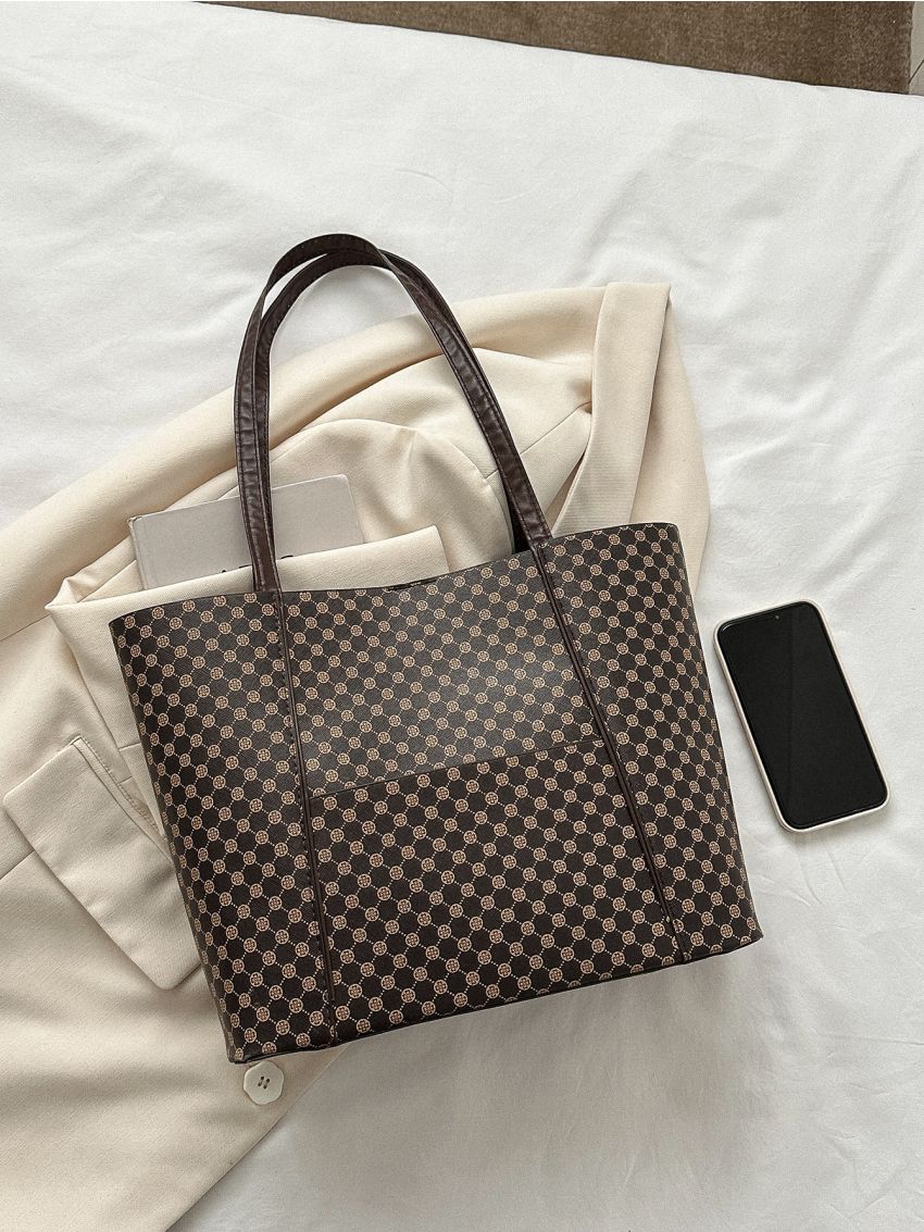 All Over Print Shoulder Tote Bag