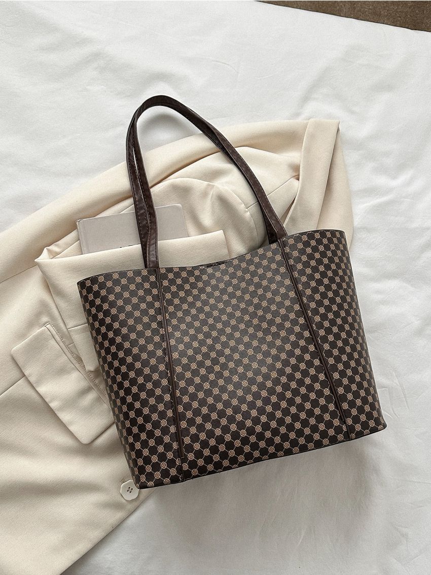 All Over Print Shoulder Tote Bag