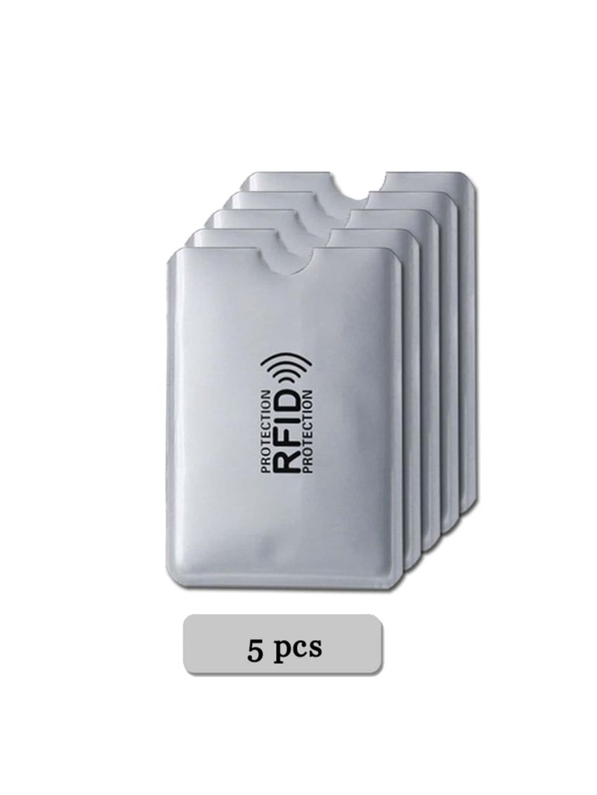 5pcs Aluminium Anti Rfid Card Holder NFC Blocking Reader Lock Id Bank Card Holder Case Protection
