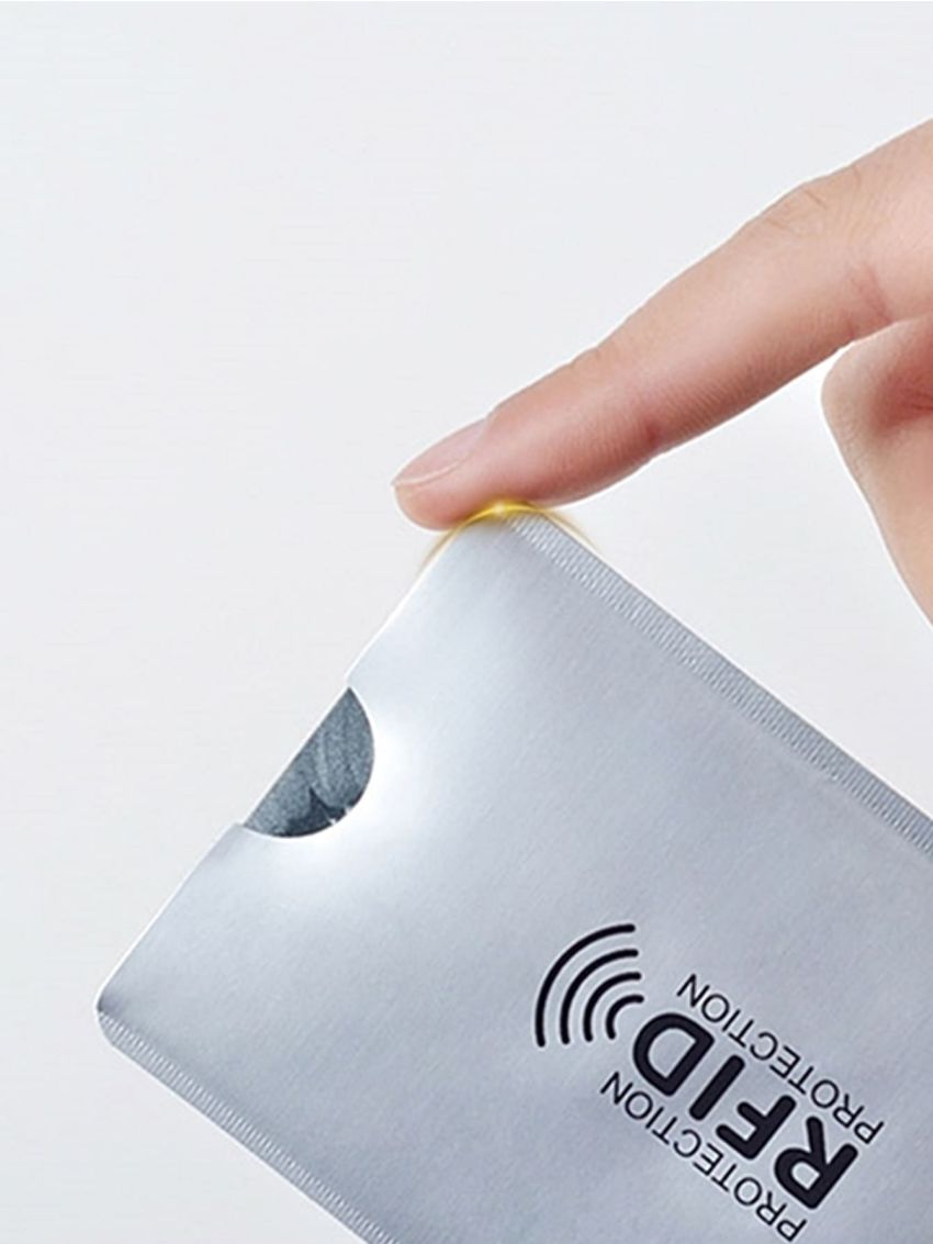 5pcs Aluminium Anti Rfid Card Holder NFC Blocking Reader Lock Id Bank Card Holder Case Protection
