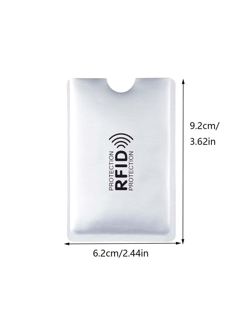 5pcs Aluminium Anti Rfid Card Holder NFC Blocking Reader Lock Id Bank Card Holder Case Protection