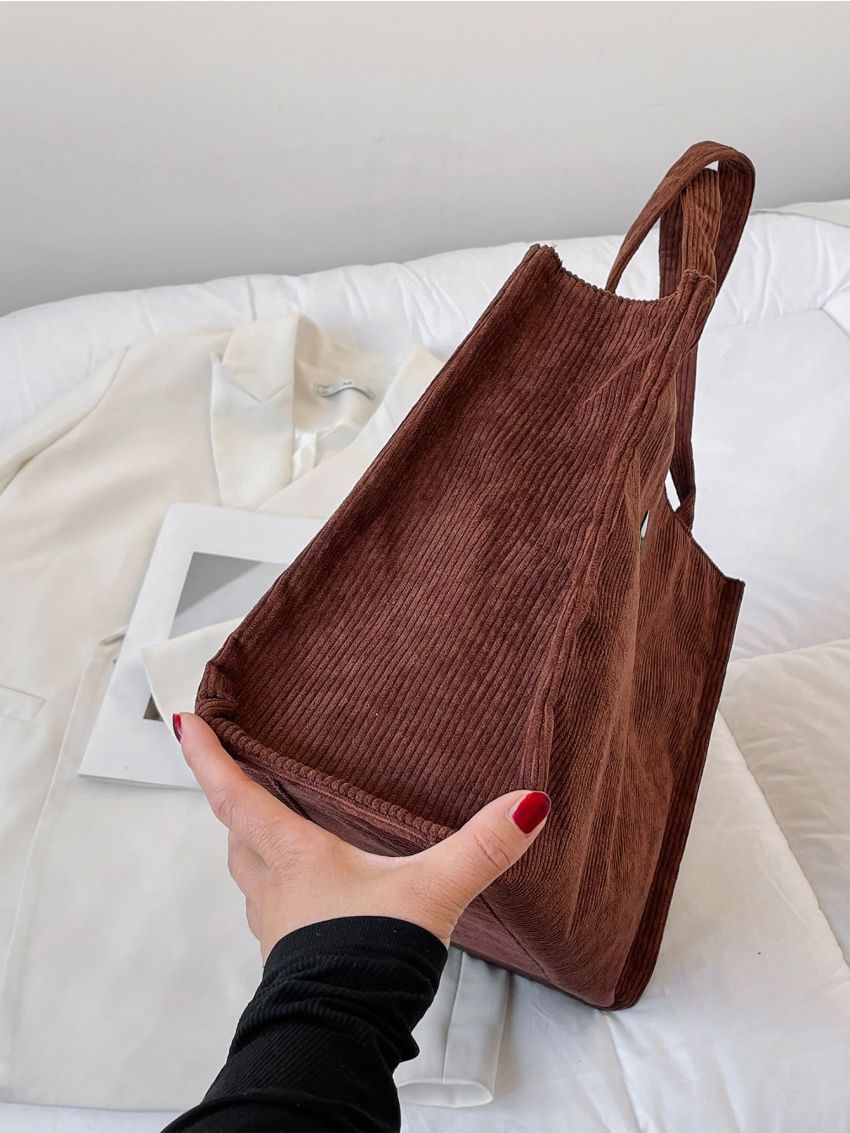 Metal Decor Shopper Bag