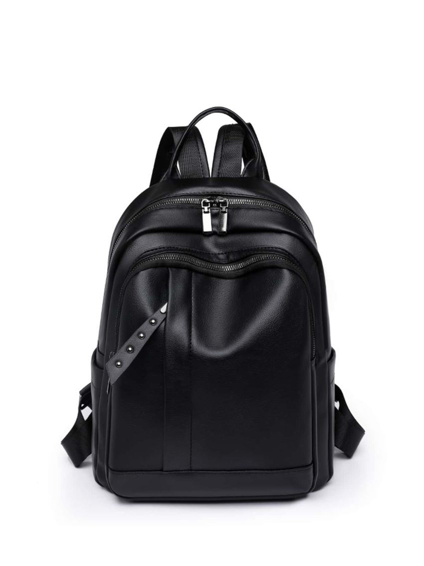 Minimalist Studded Decor Classic Backpack