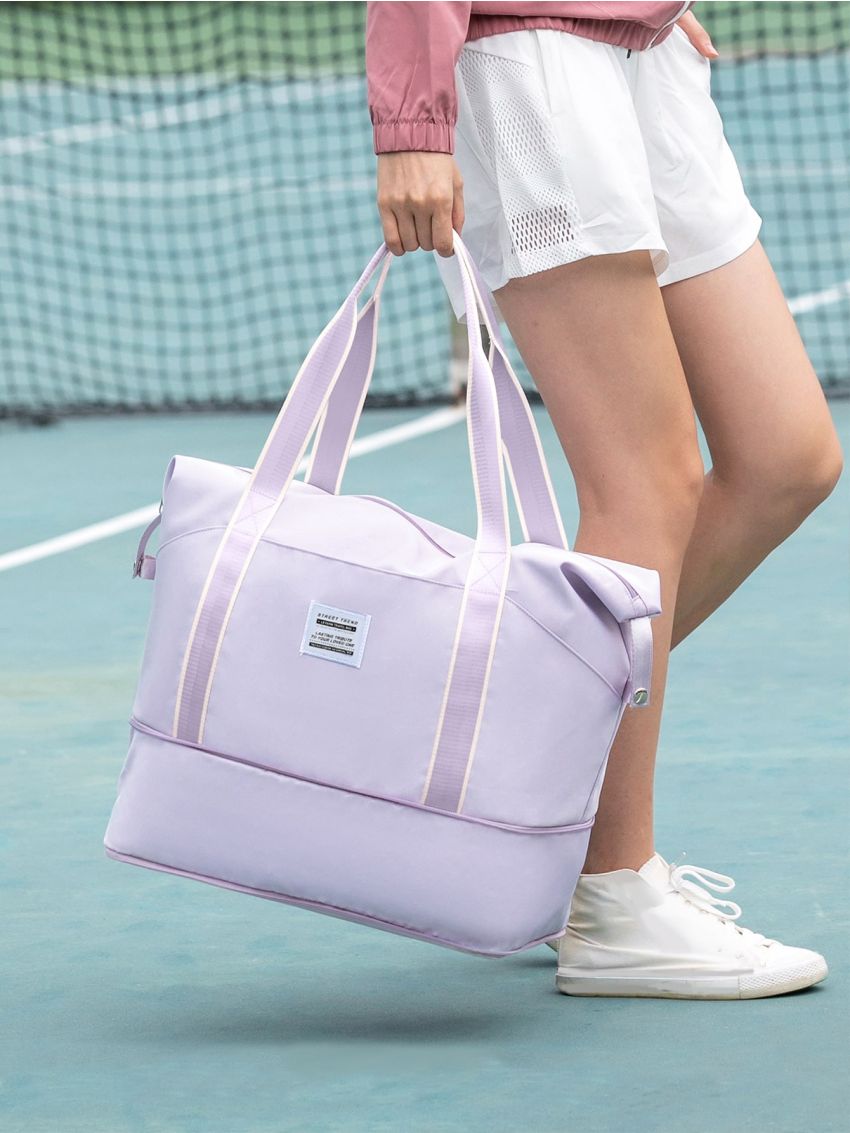 Travel Bag Waterproof Duffel Gym Tote Bag, Weekender Carry-on Overnight Bag For Women