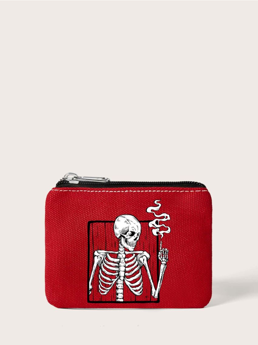 Grunge Punk Graphic Coin Purse