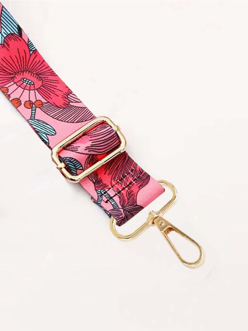 Floral Pattern Bag Strap