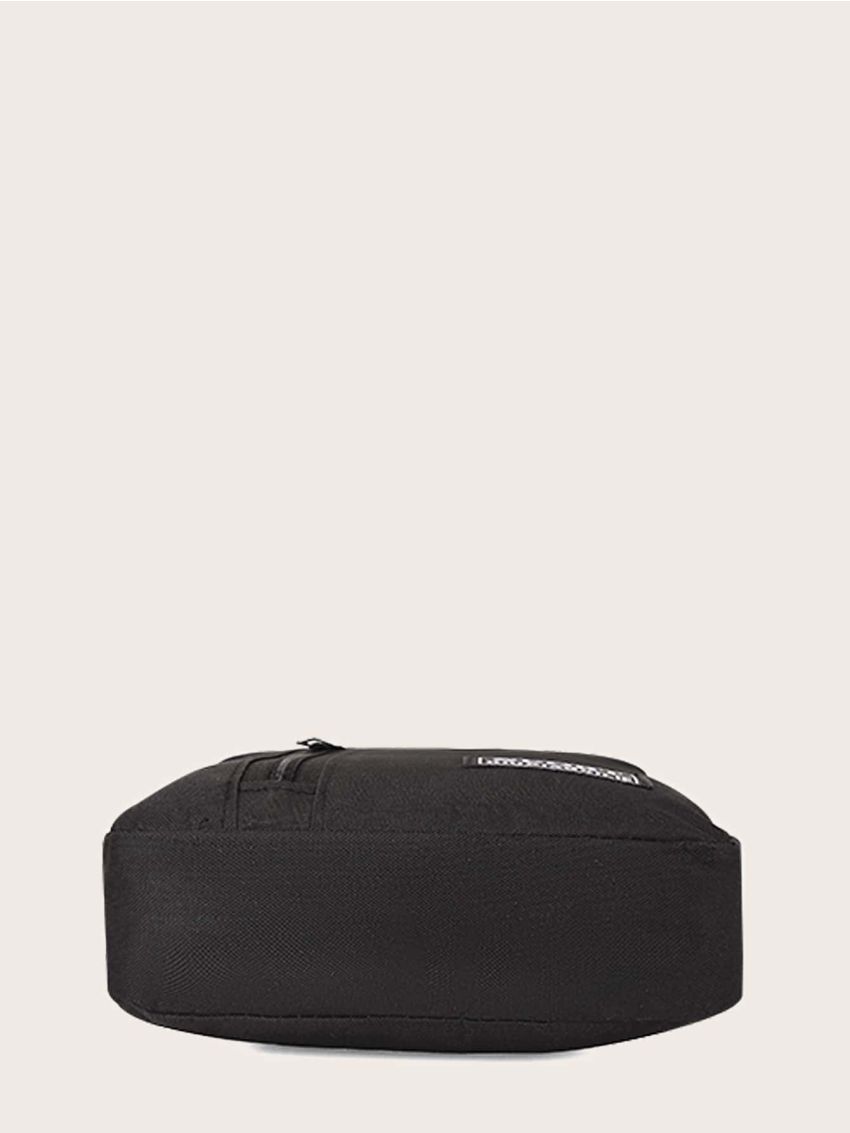 Male Women Nylon Waist Pack Sling Bag Crossbody Outdoor Sport Shoulder Chest Daily Picnic Canvas Messenger Pack