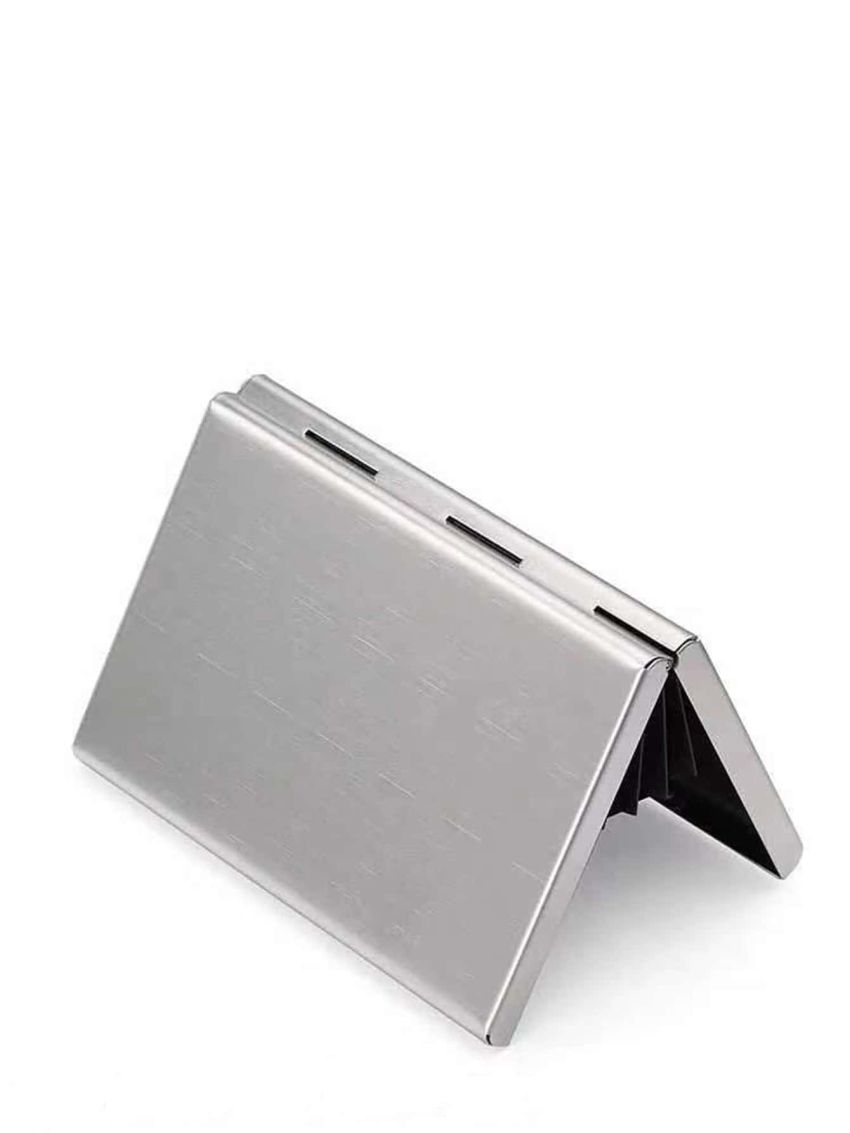 Card Holder Men RFID Blocking Metal Slim Wallet Money Bag Anti-scan Credit Card Holder