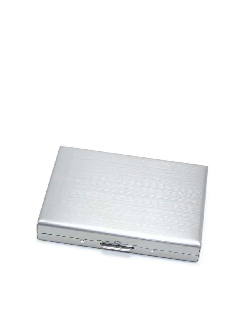 Card Holder Men RFID Blocking Metal Slim Wallet Money Bag Anti-scan Credit Card Holder