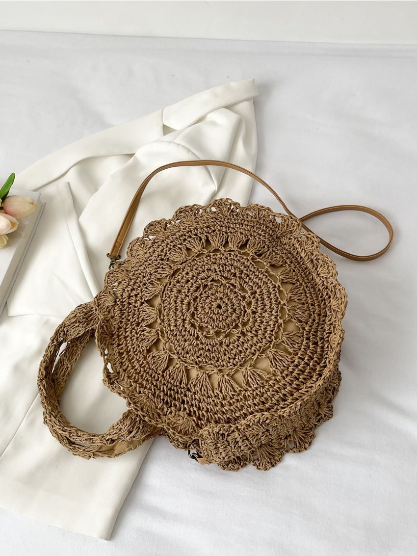 Minimalist Straw Bag