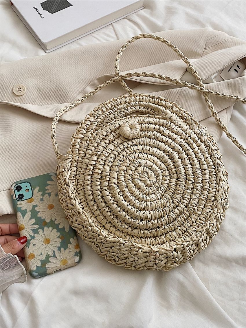 Minimalist Straw Bag