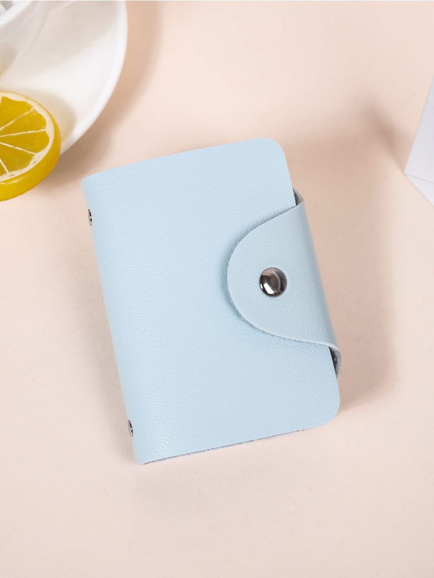 Minimalist Multiple Card Slots Studded Decor