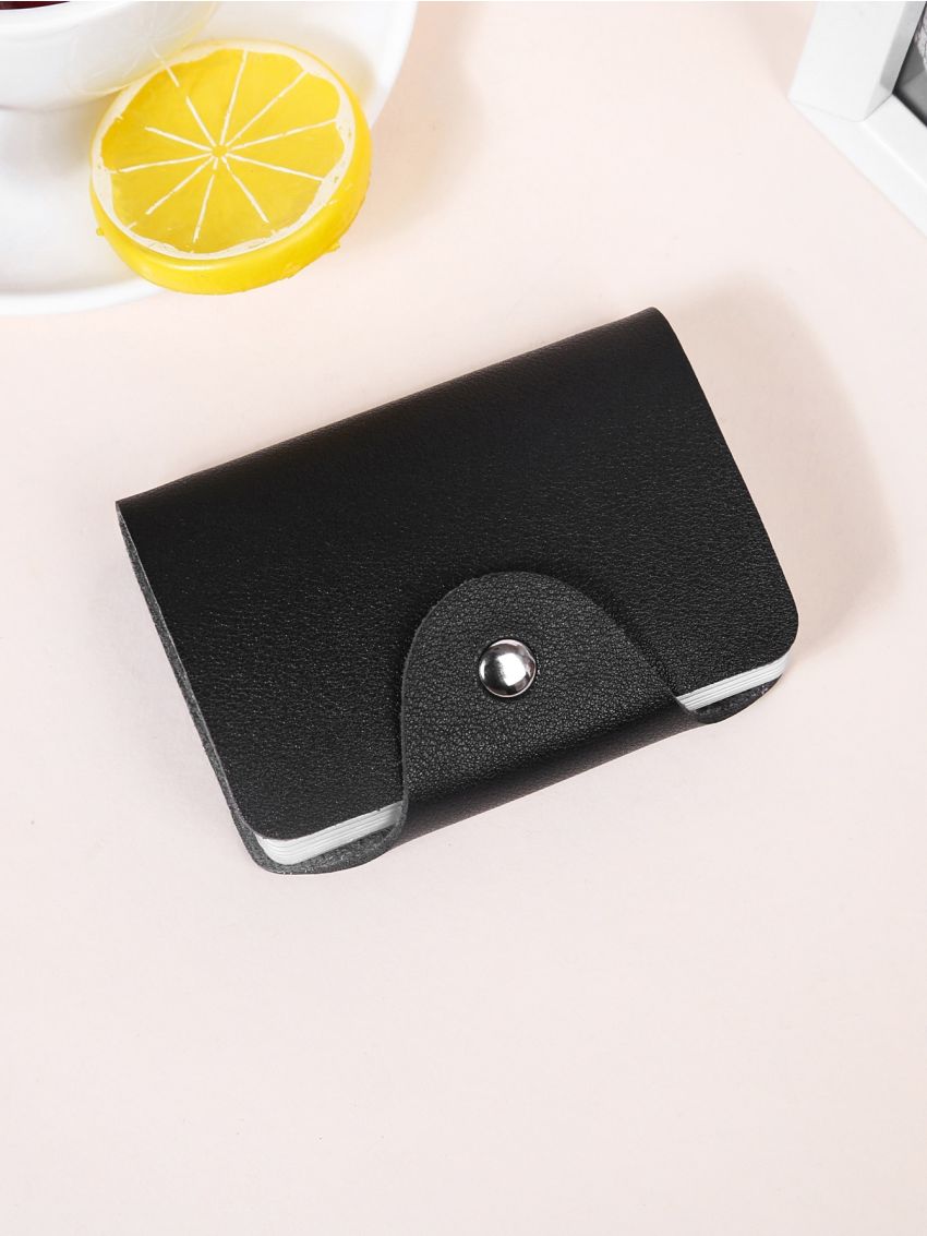 26 Bits Credit Card Holder Business Bank Card Pocket PVC Large Capacity Card Cash Storage Clip