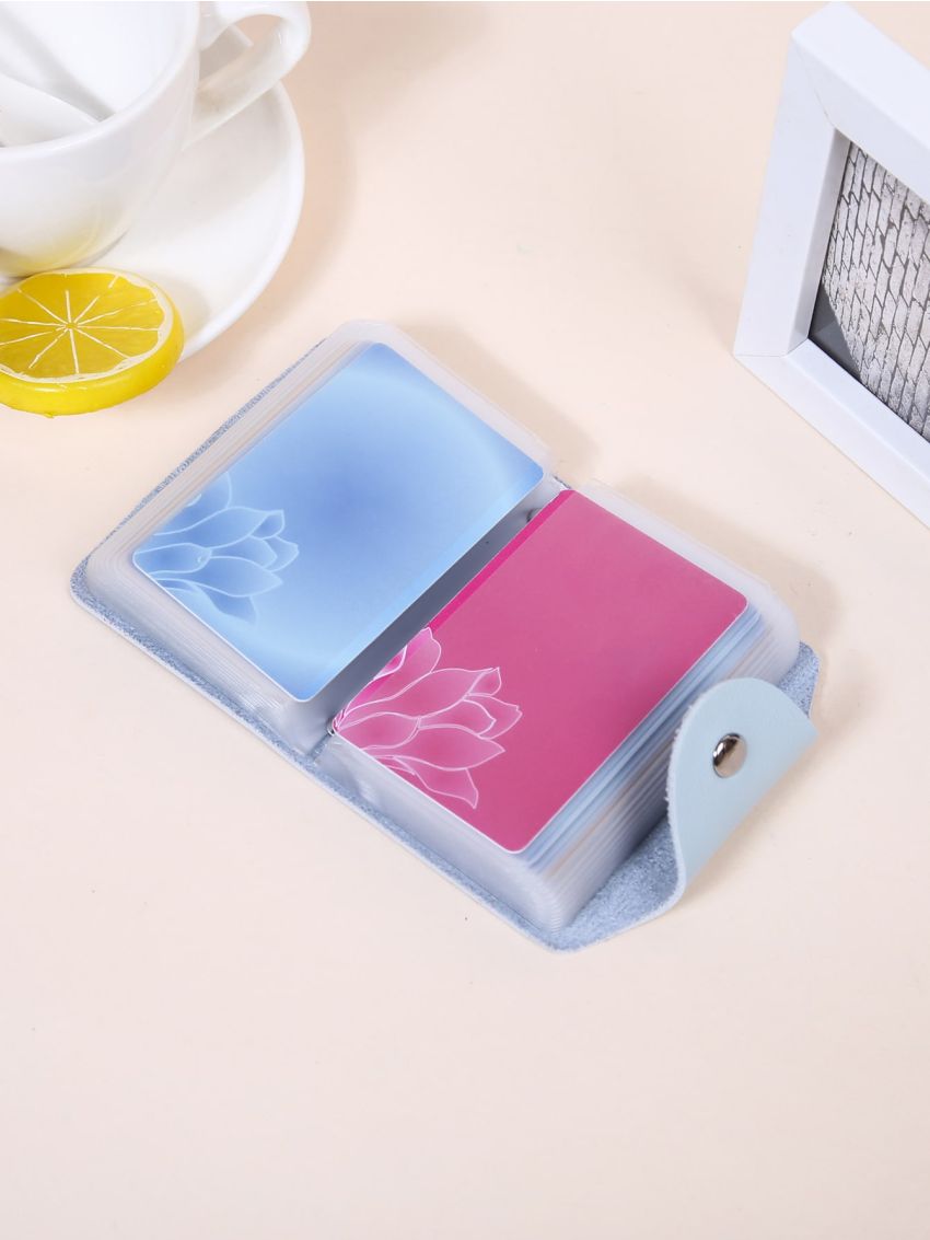 Minimalist Multiple Card Slots Studded Decor