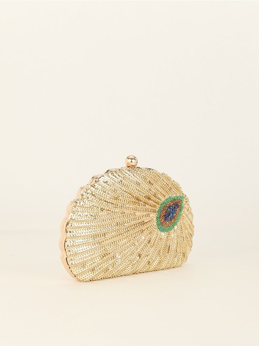 Mini Sequin Decor Chain Box Bag