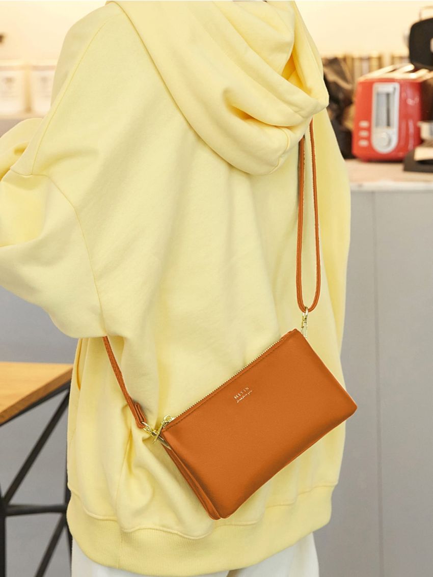 Letter Print Phone Wallet