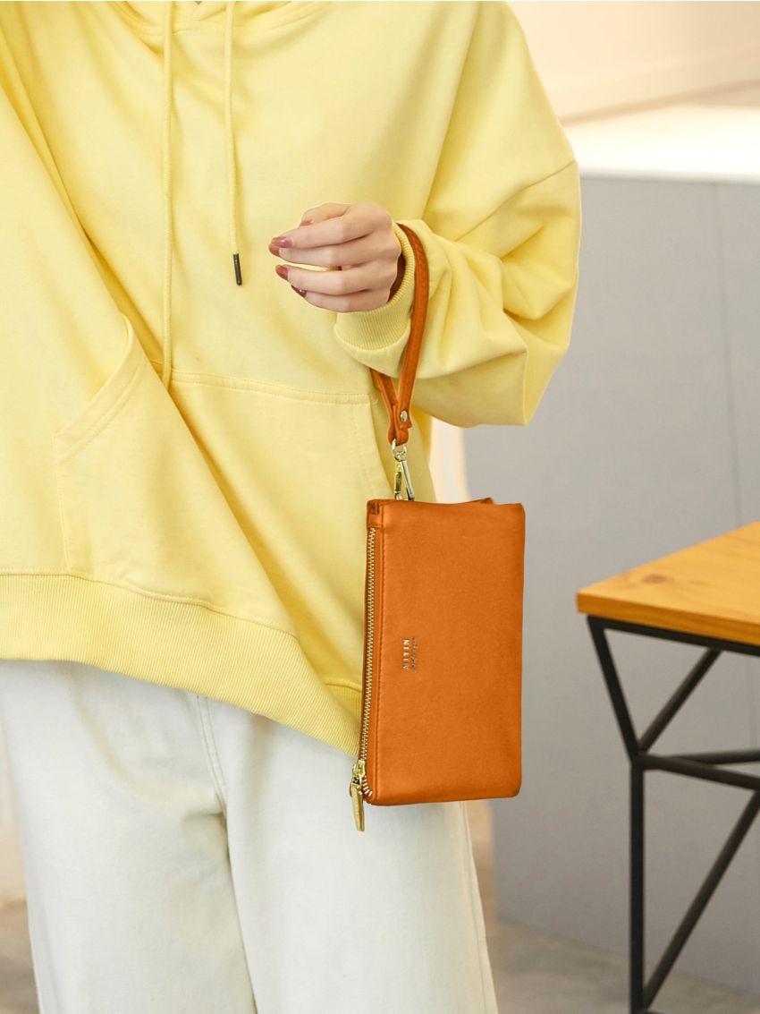 Letter Print Phone Wallet