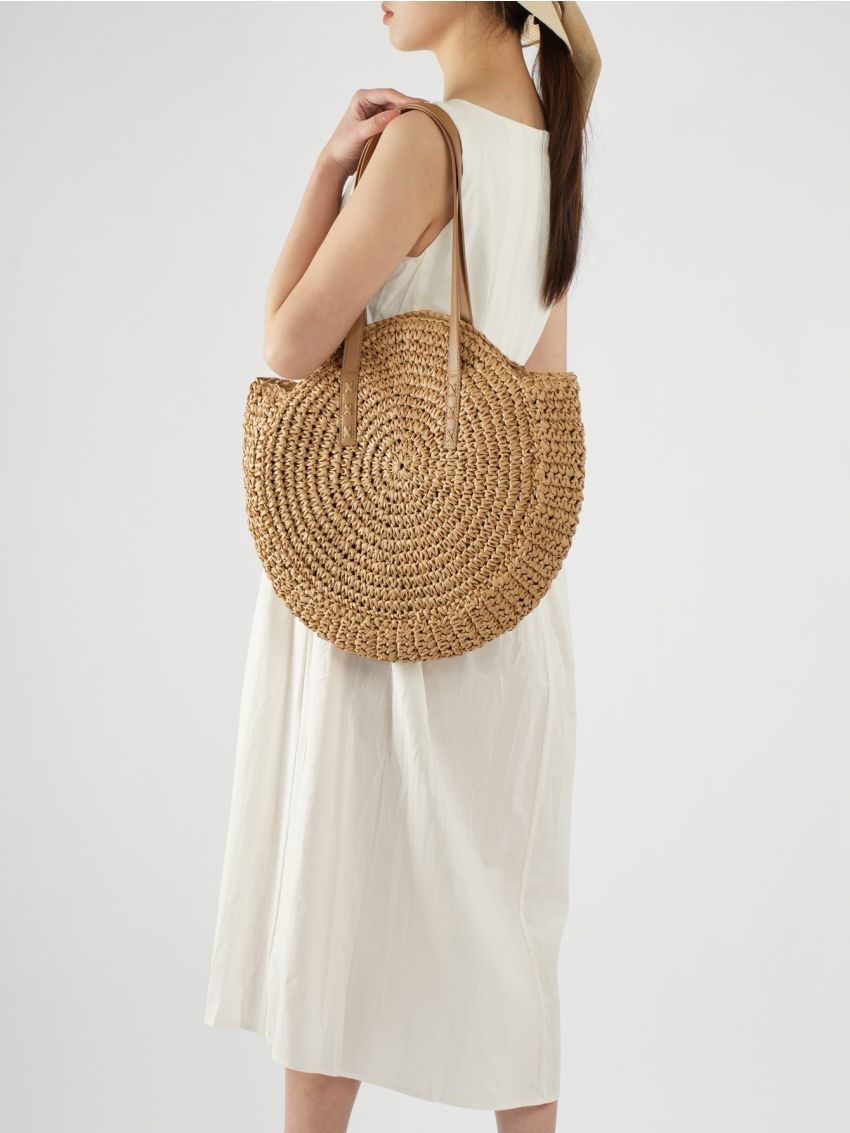 Minimalist Straw Bag