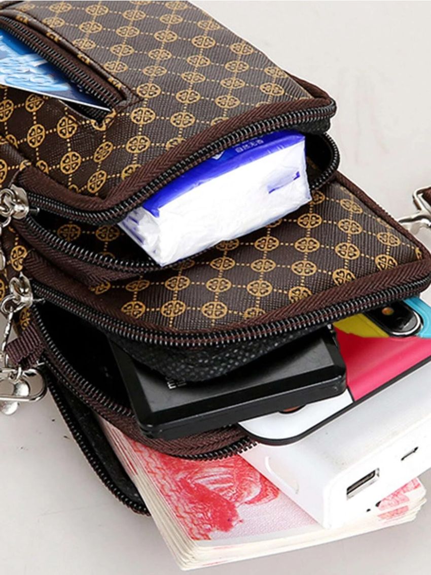 Geometric Pattern Phone Wallet