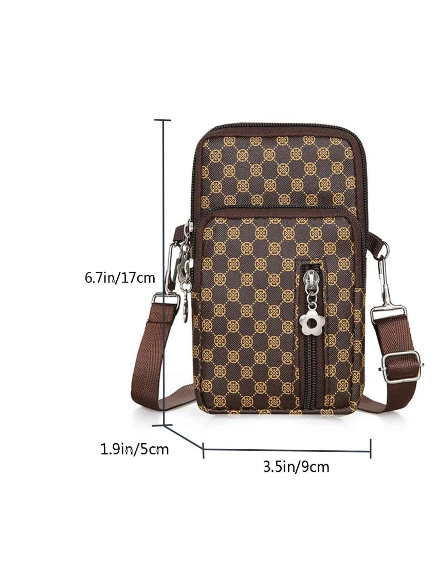 Geometric Pattern Phone Wallet