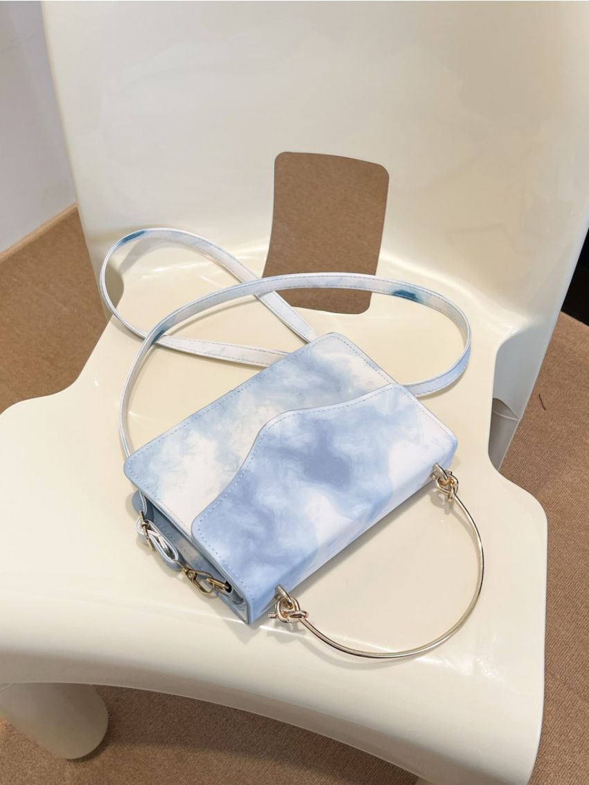 Mini Tie Dye Flap Square Bag