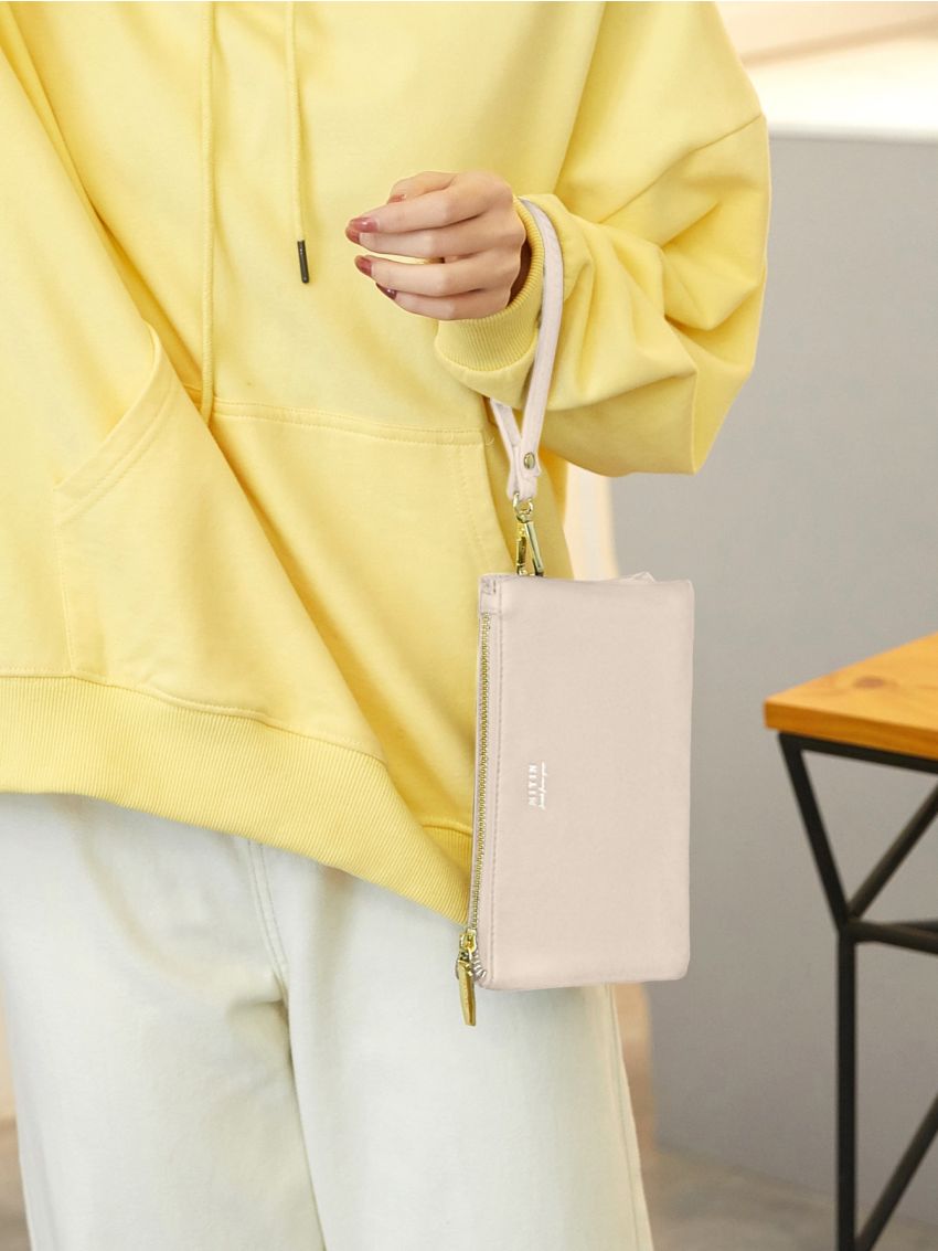 Letter Print Phone Wallet