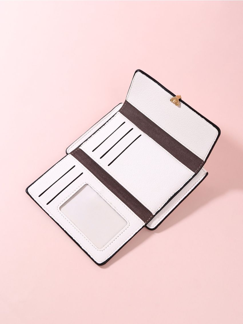 Letter Graphic Heart Decor Card Holder