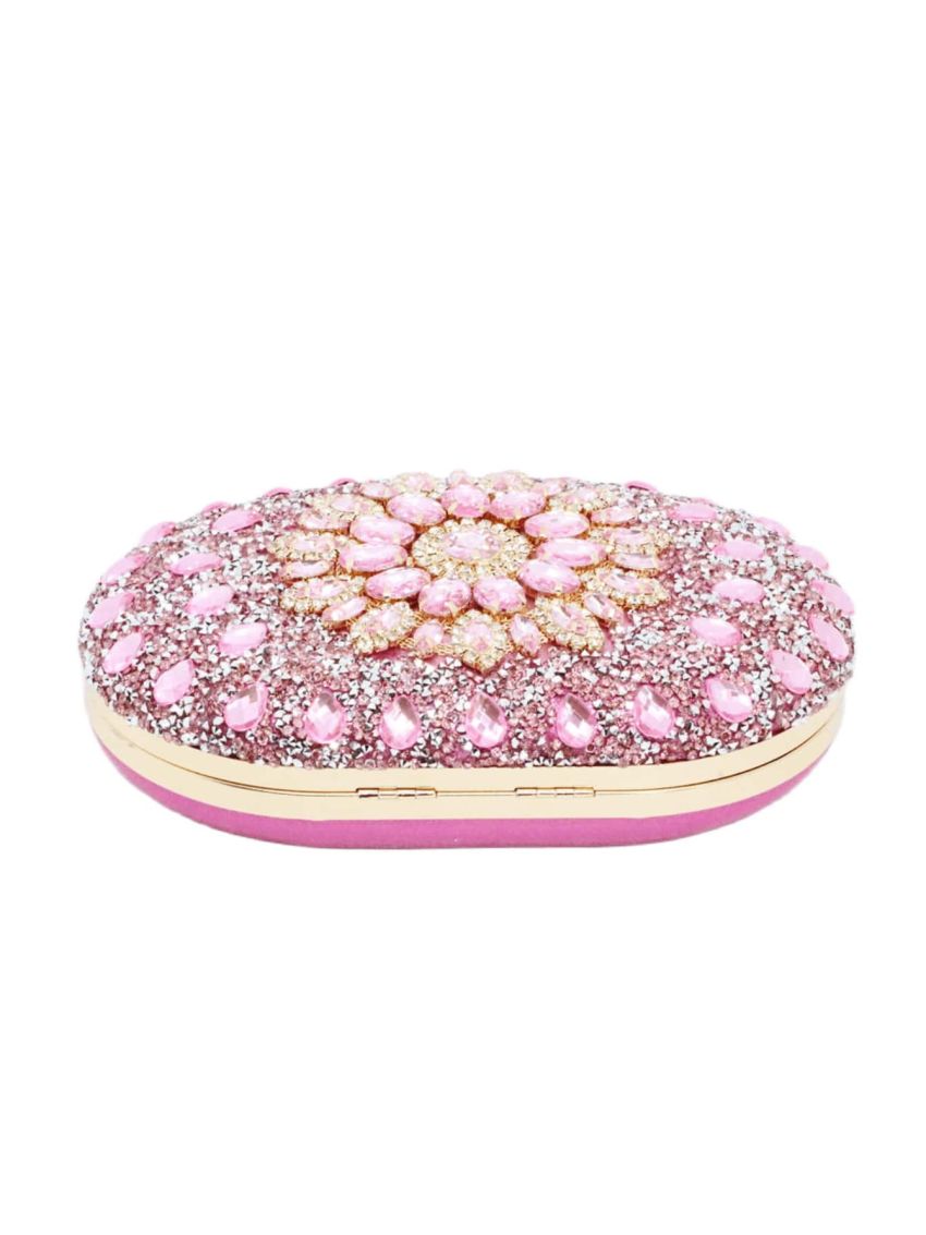 Mini Rhinestone Decor Box Bag