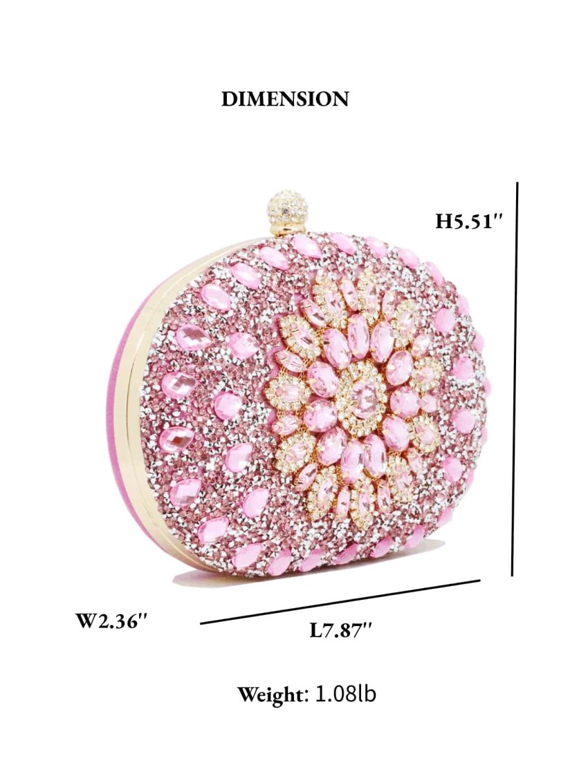 Mini Rhinestone Decor Box Bag