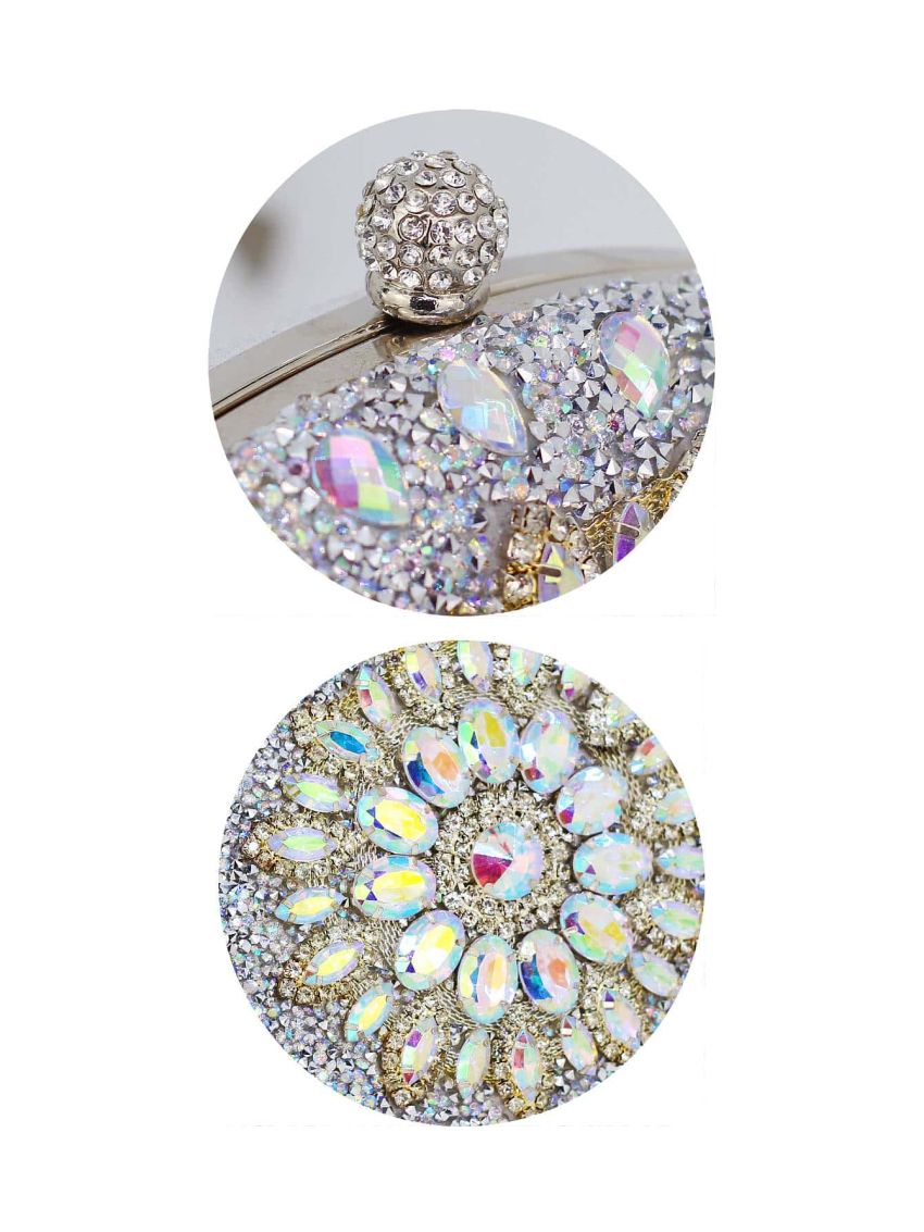 Mini Rhinestone Decor Box Bag