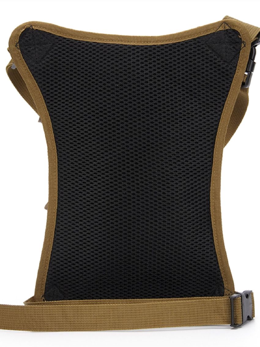 Minimalist Buckle Decor Leg Bag