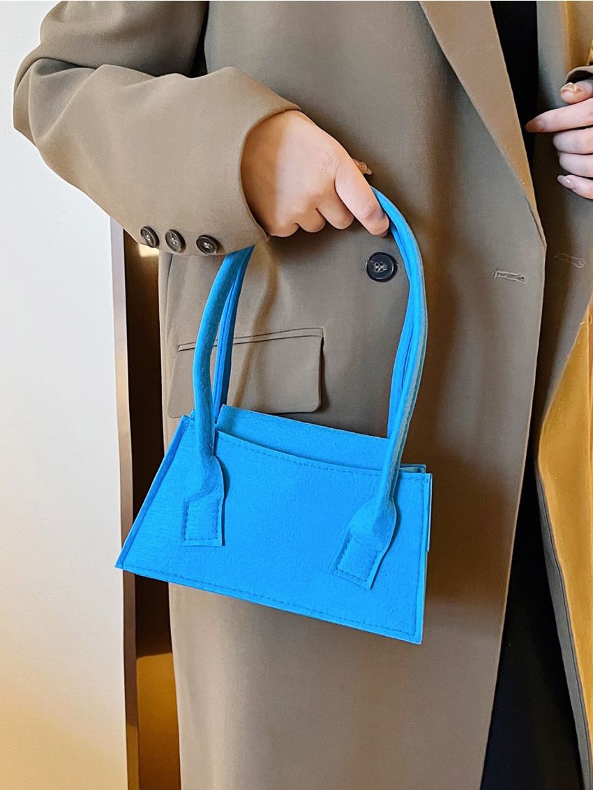 Mini Minimalist Felt Square Bag