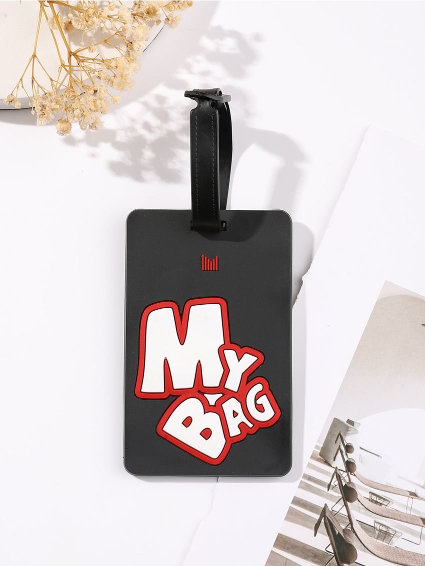 Letter Graphic Luggage Tag