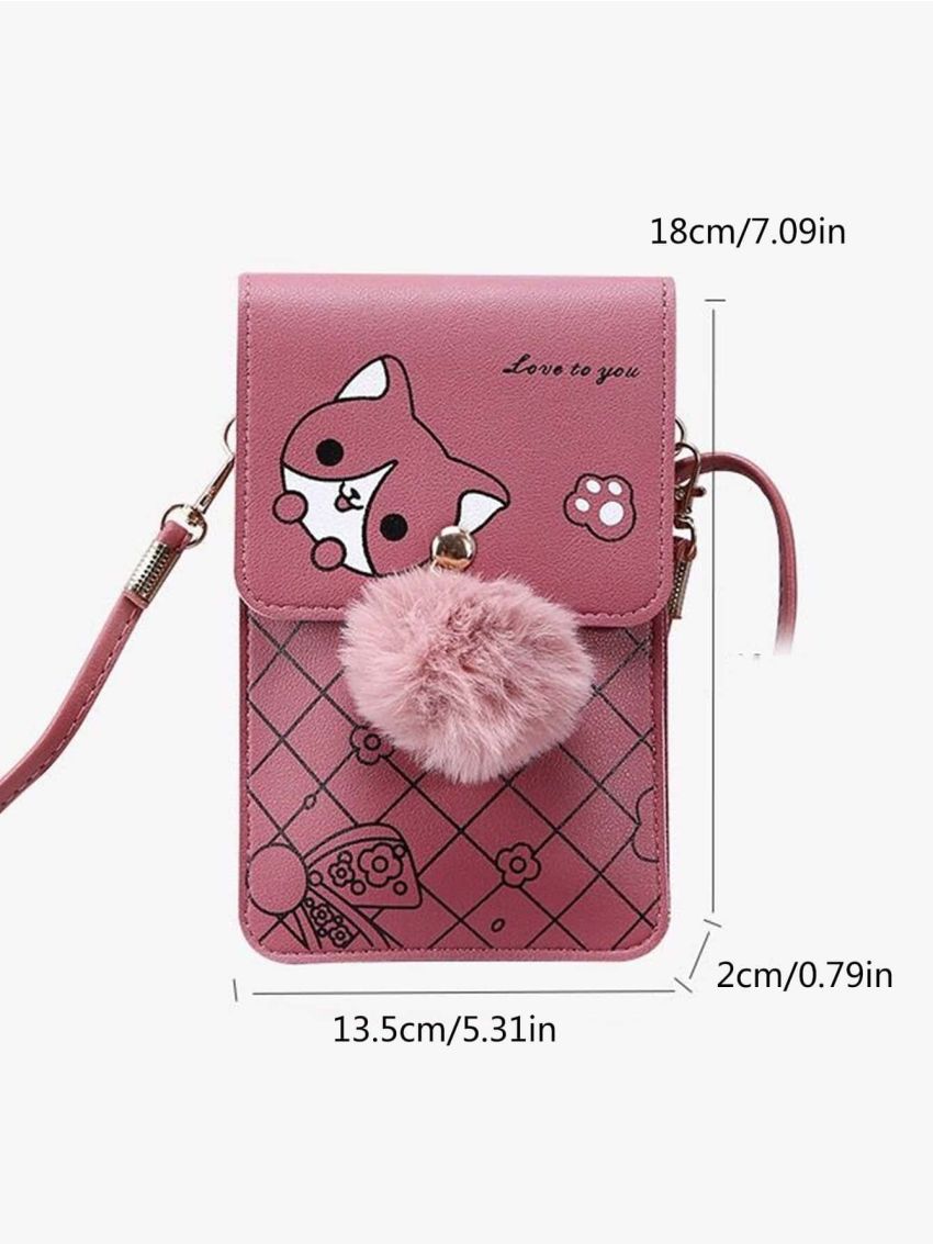 Cartoon Graphic Phone Wallet